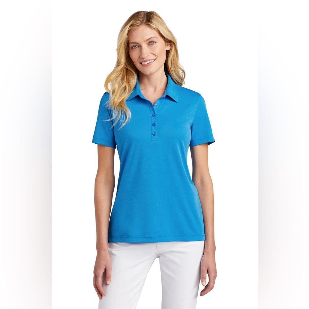 Travis Mathew Polo NWT Women’s XL Blue Oceanside Performance Golf Short Sleeve
